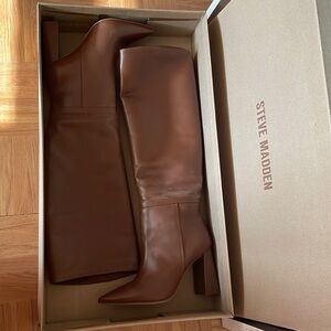 Brown Steve Madden Knee High Boots